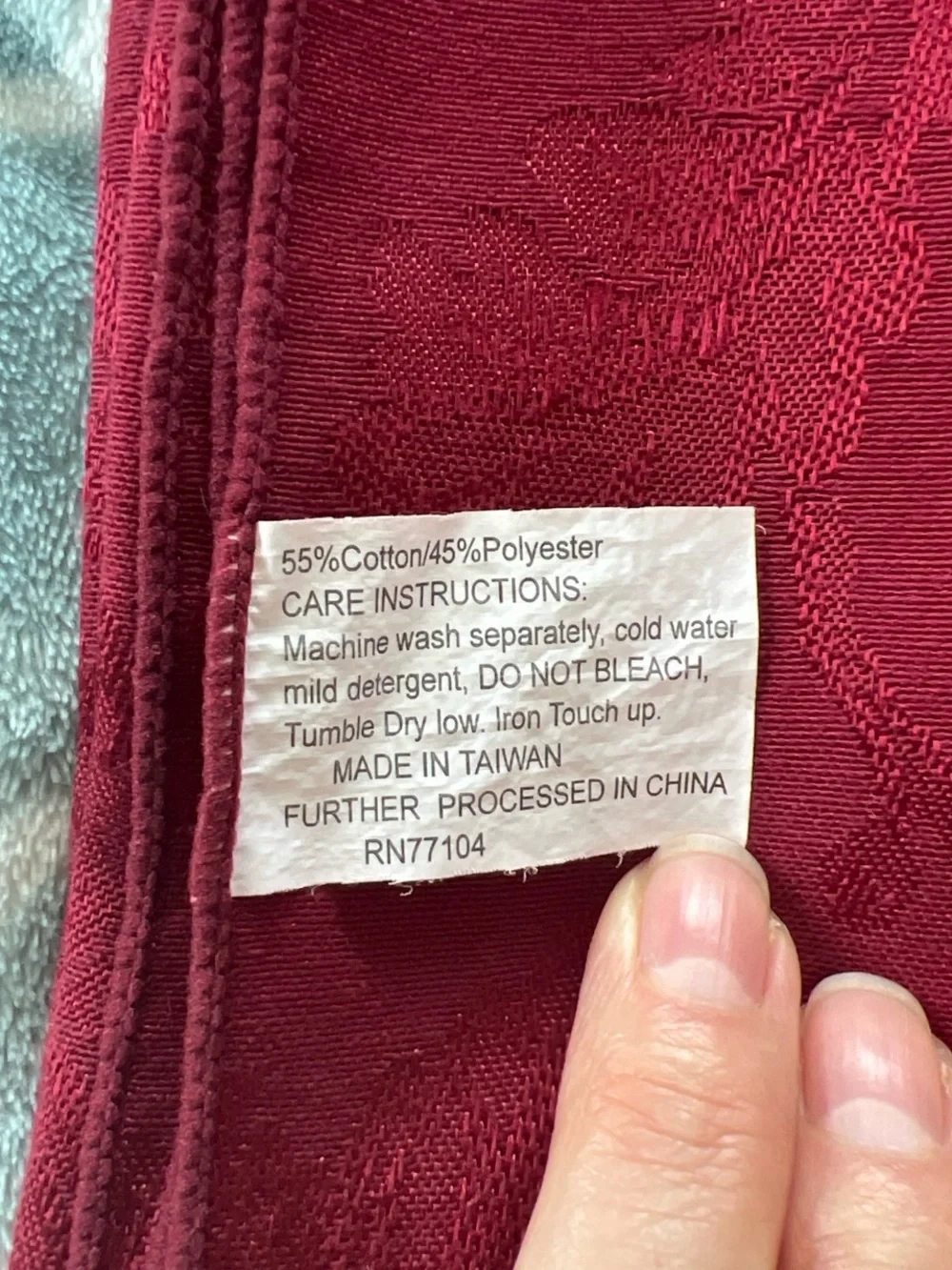 Vintage Jacquard Tablecloth